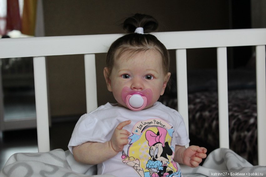 Кукла реборн Полинка, молд Saskia. Мастер Ekaterina Abbyasova babies