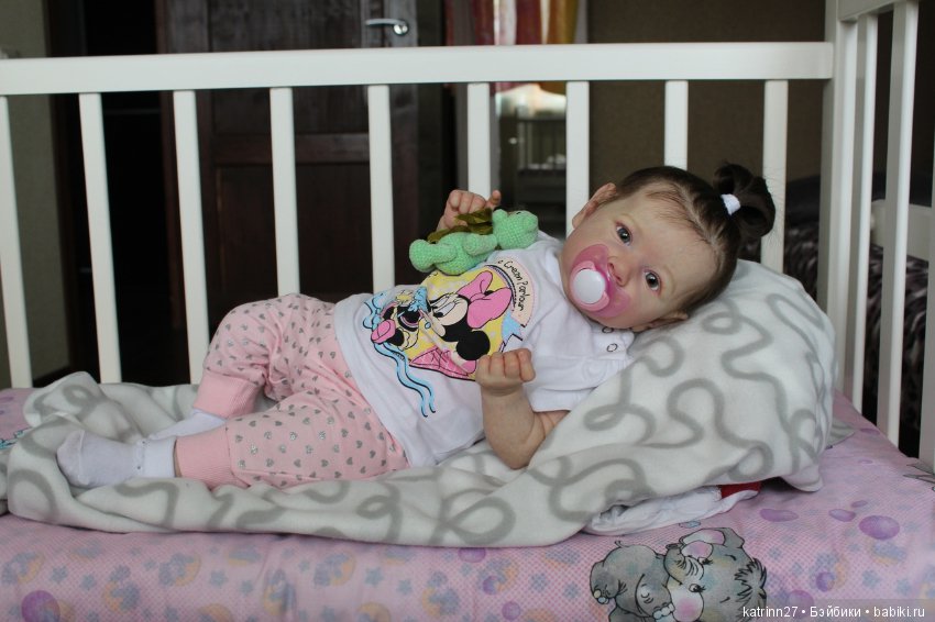 Кукла реборн Полинка, молд Saskia. Мастер Ekaterina Abbyasova babies