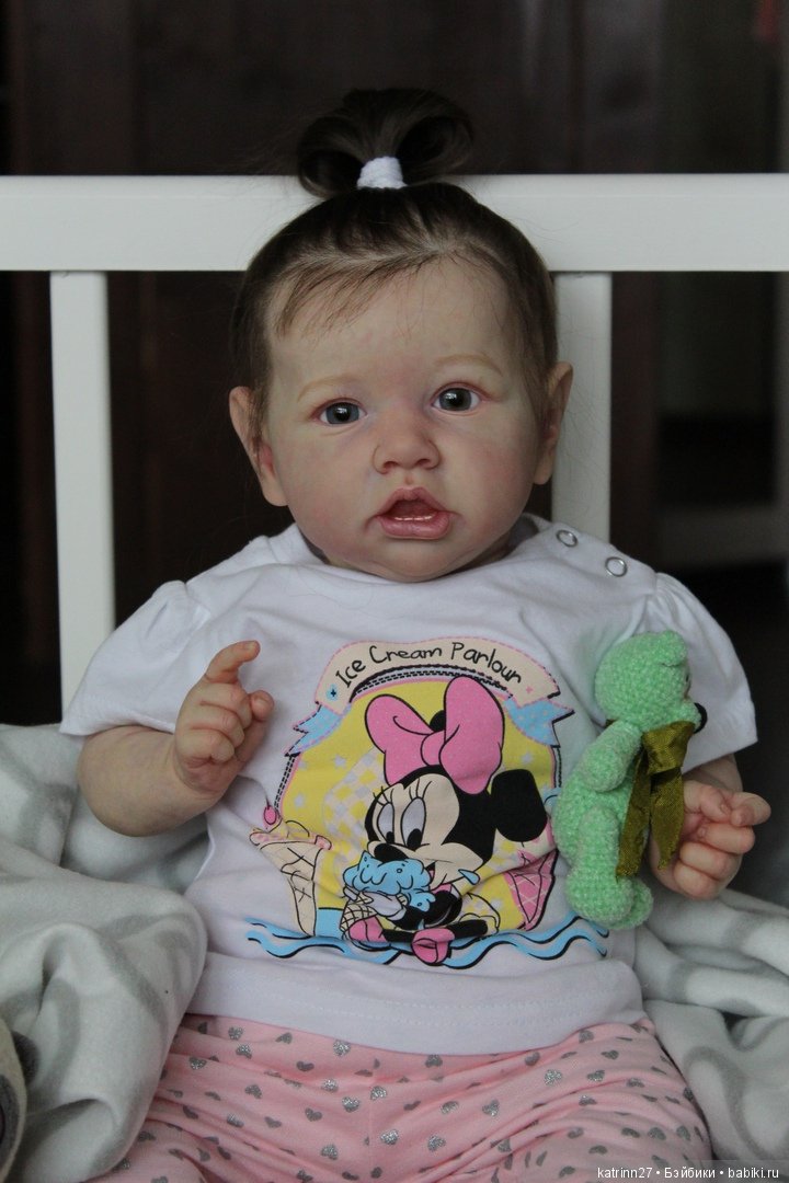 Кукла реборн Полинка, молд Saskia. Мастер Ekaterina Abbyasova babies