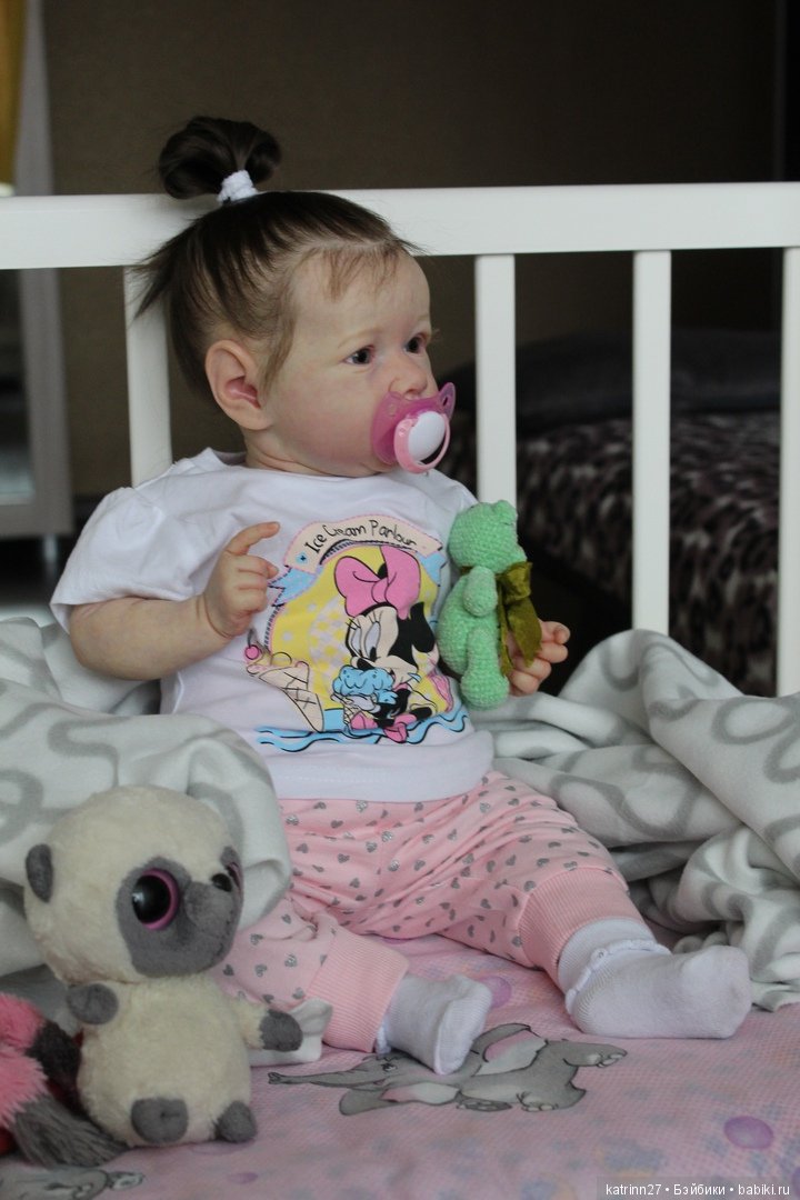 Кукла реборн Полинка, молд Saskia. Мастер Ekaterina Abbyasova babies