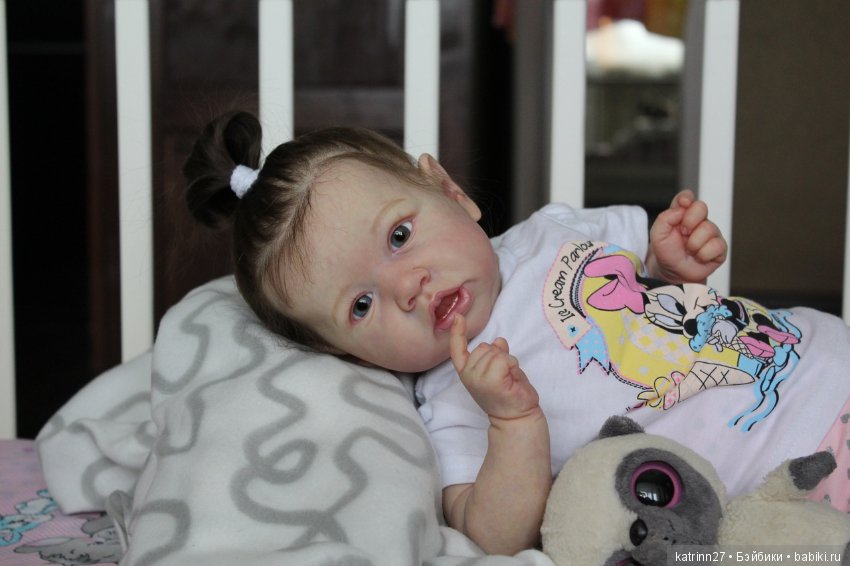 Кукла реборн Полинка, молд Saskia. Мастер Ekaterina Abbyasova babies