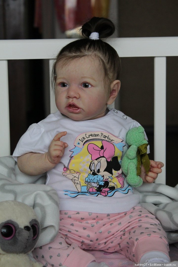 Кукла реборн Полинка, молд Saskia. Мастер Ekaterina Abbyasova babies