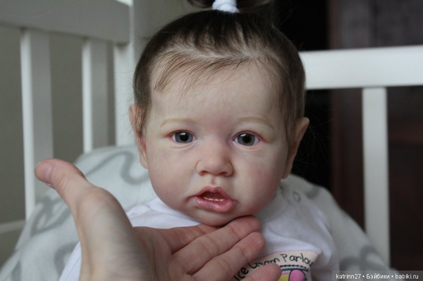 Кукла реборн Полинка, молд Saskia. Мастер Ekaterina Abbyasova babies