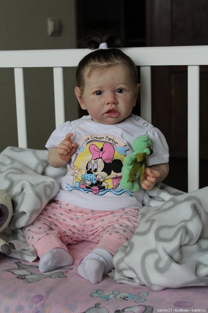 Кукла реборн Полинка, молд Saskia. Мастер Ekaterina Abbyasova babies