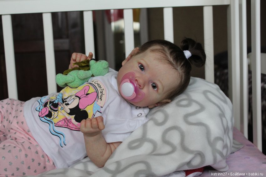 Кукла реборн Полинка, молд Saskia. Мастер Ekaterina Abbyasova babies