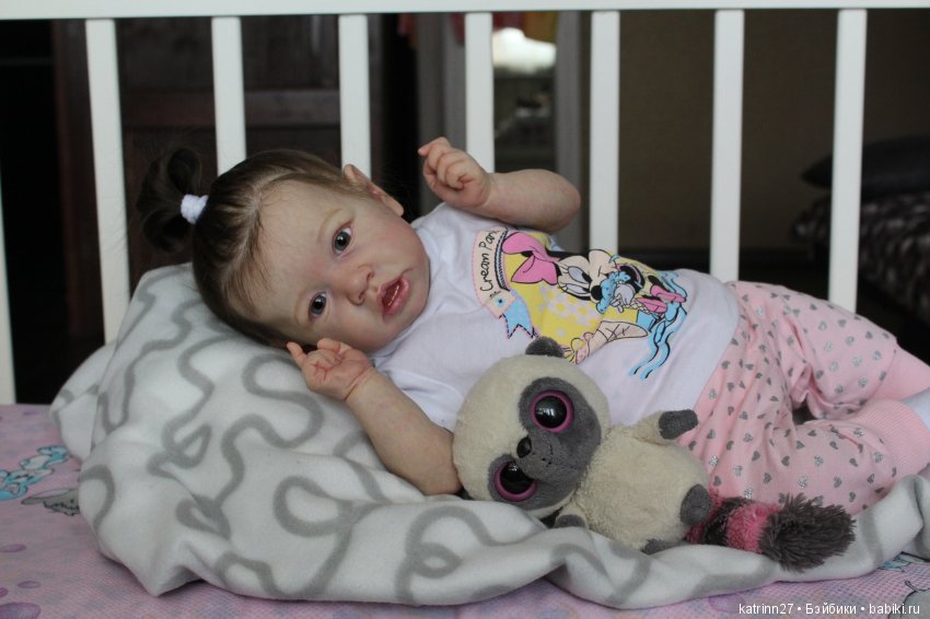 Кукла реборн Полинка, молд Saskia. Мастер Ekaterina Abbyasova babies