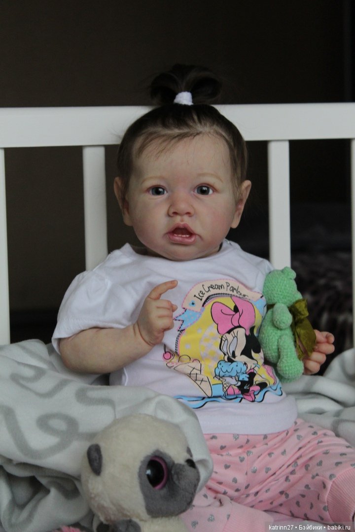Кукла реборн Полинка, молд Saskia. Мастер Ekaterina Abbyasova babies