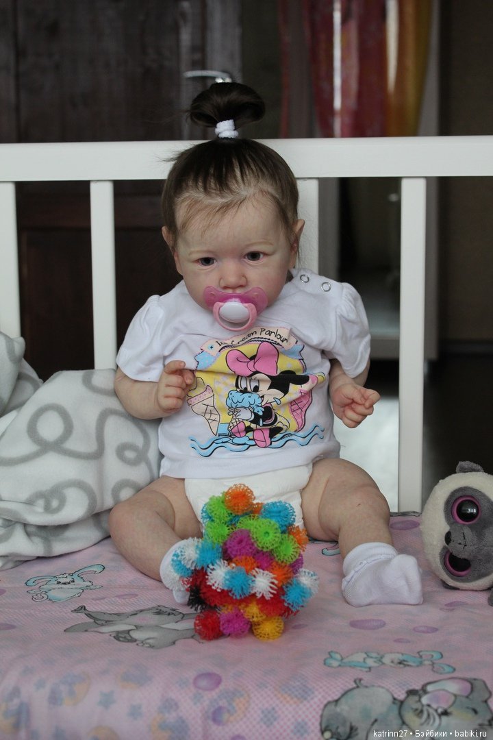 Кукла реборн Полинка, молд Saskia. Мастер Ekaterina Abbyasova babies