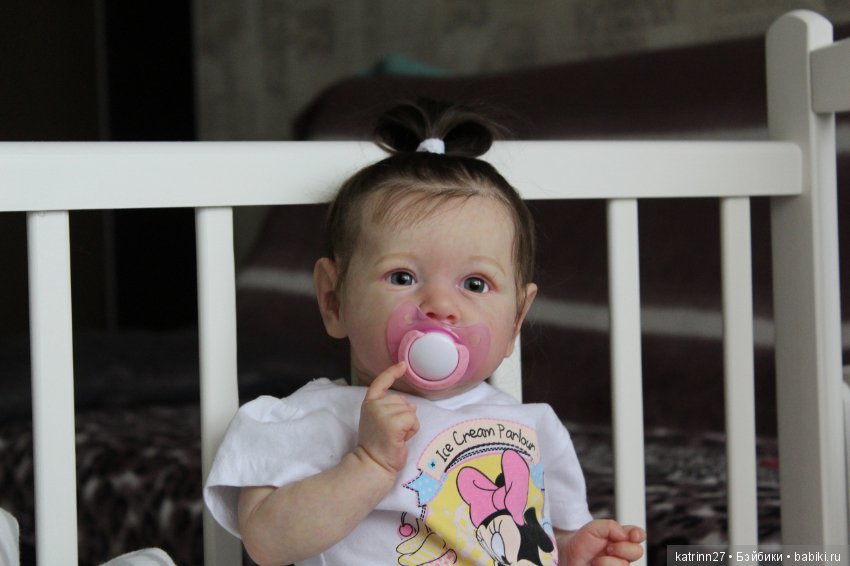 Кукла реборн Полинка, молд Saskia. Мастер Ekaterina Abbyasova babies