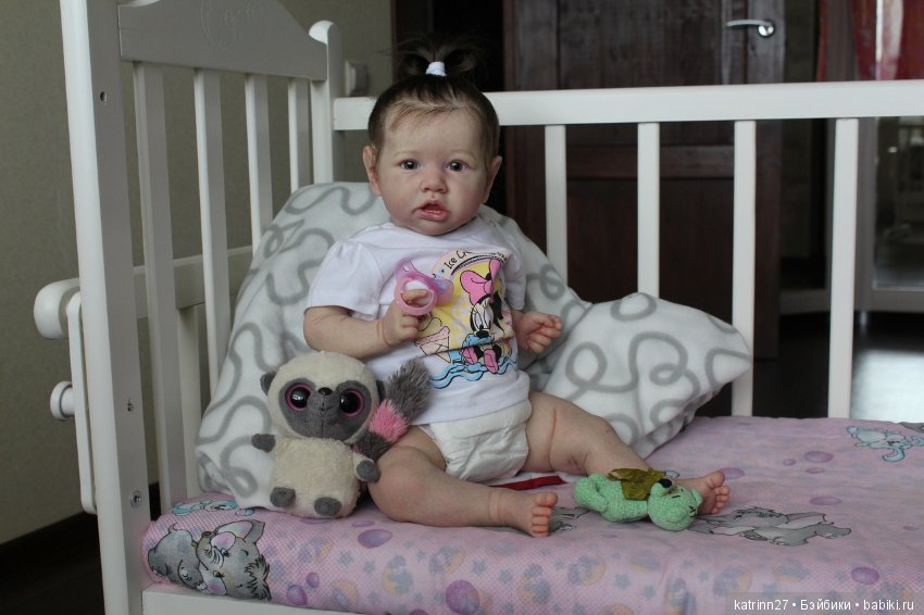 Кукла реборн Полинка, молд Saskia. Мастер Ekaterina Abbyasova babies