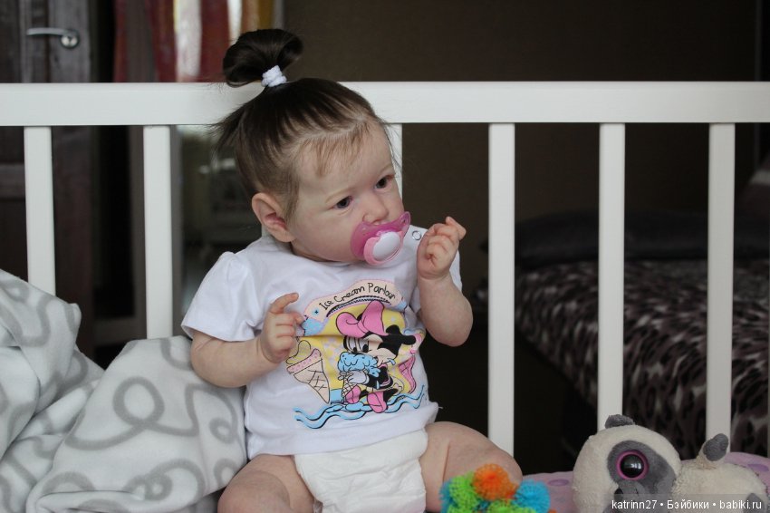 Кукла реборн Полинка, молд Saskia. Мастер Ekaterina Abbyasova babies