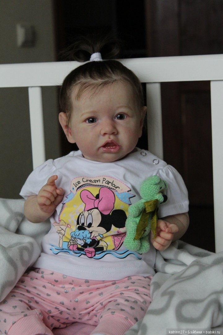 Кукла реборн Полинка, молд Saskia. Мастер Ekaterina Abbyasova babies