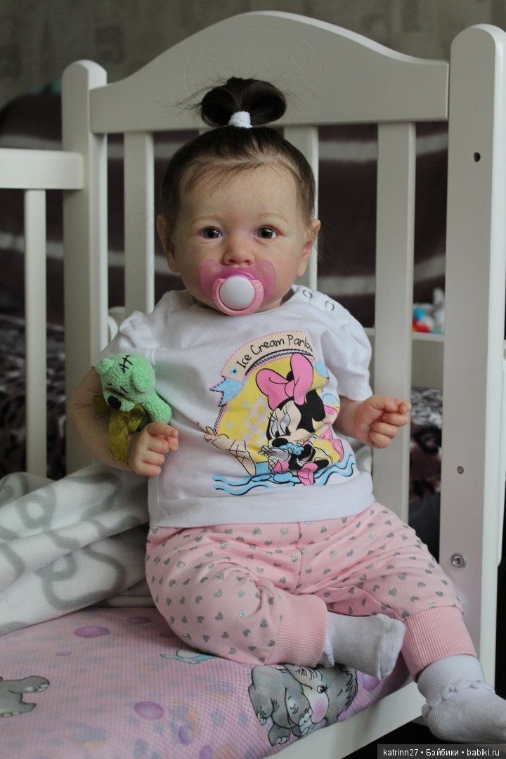 Кукла реборн Полинка, молд Saskia. Мастер Ekaterina Abbyasova babies