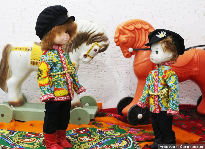 Лоскуток и куколка старенькая