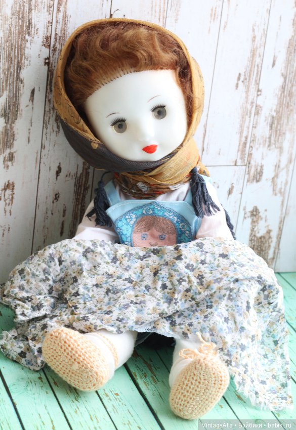 Лоскуток и куколка старенькая (фото 7)