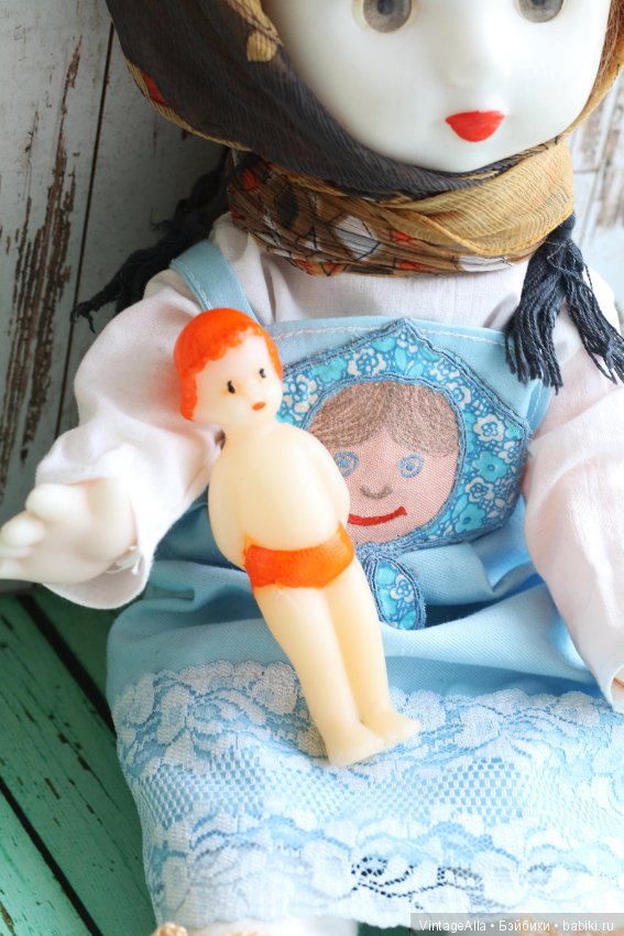 Лоскуток и куколка старенькая (фото 8)