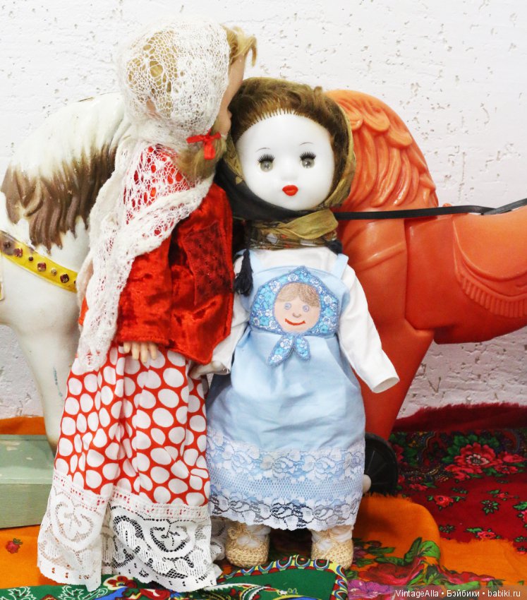 Лоскуток и куколка старенькая (фото 5)