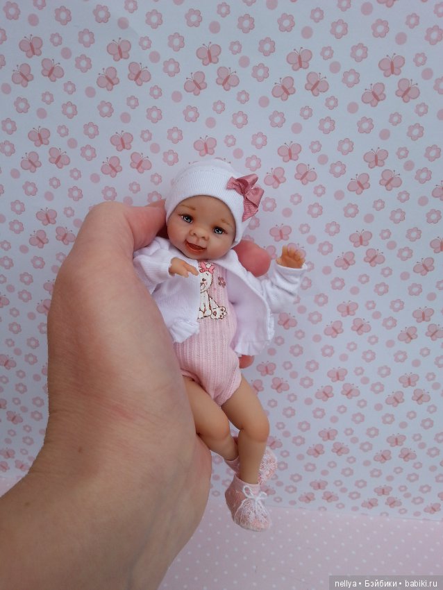 Улыбашечка. Ростик 15 см — Авторские миниатюрные куклы: лепка (фото 3)