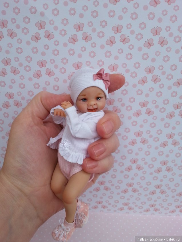 Улыбашечка. Ростик 15 см — Авторские миниатюрные куклы: лепка (фото 2)