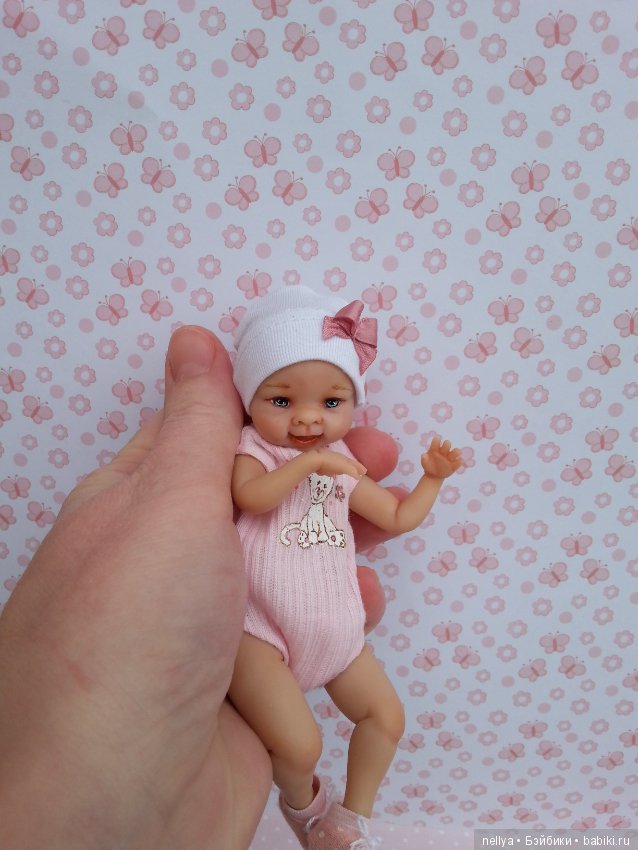 Улыбашечка. Ростик 15 см — Авторские миниатюрные куклы: лепка (фото 5)