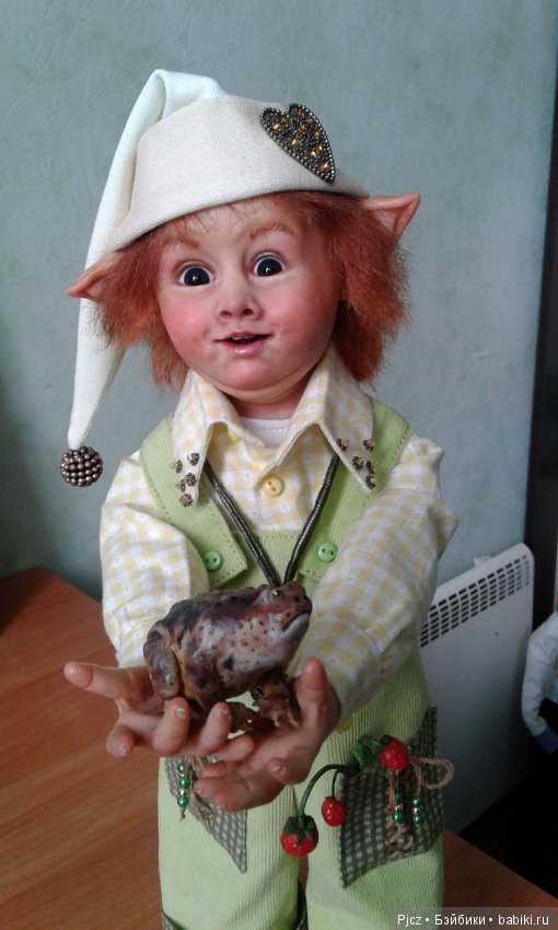 Троллик. Наверное Лелик — Лепка авторских кукол: полимерная глина