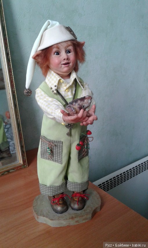 Троллик. Наверное Лелик — Лепка авторских кукол: полимерная глина (фото 4)