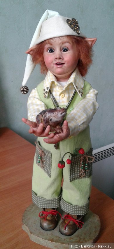 Троллик. Наверное Лелик — Лепка авторских кукол: полимерная глина (фото 5)