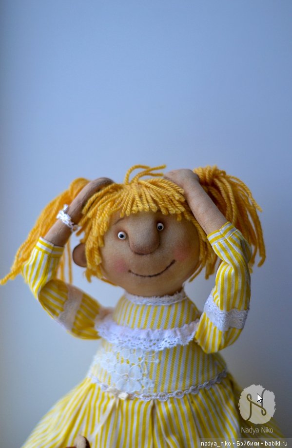 Кукла Алёнка — Авторские текстильные куклы: Вальдорфские (фото 4)