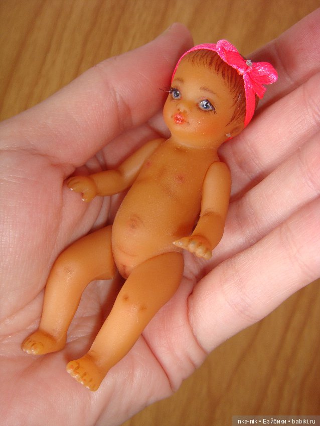 Превращение в Дюймовочку — Реставрация и преображение кукол: ремонт (фото 2)