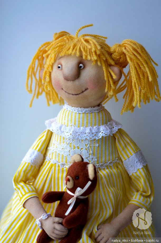 Кукла Алёнка — Авторские текстильные куклы: Вальдорфские (фото 2)
