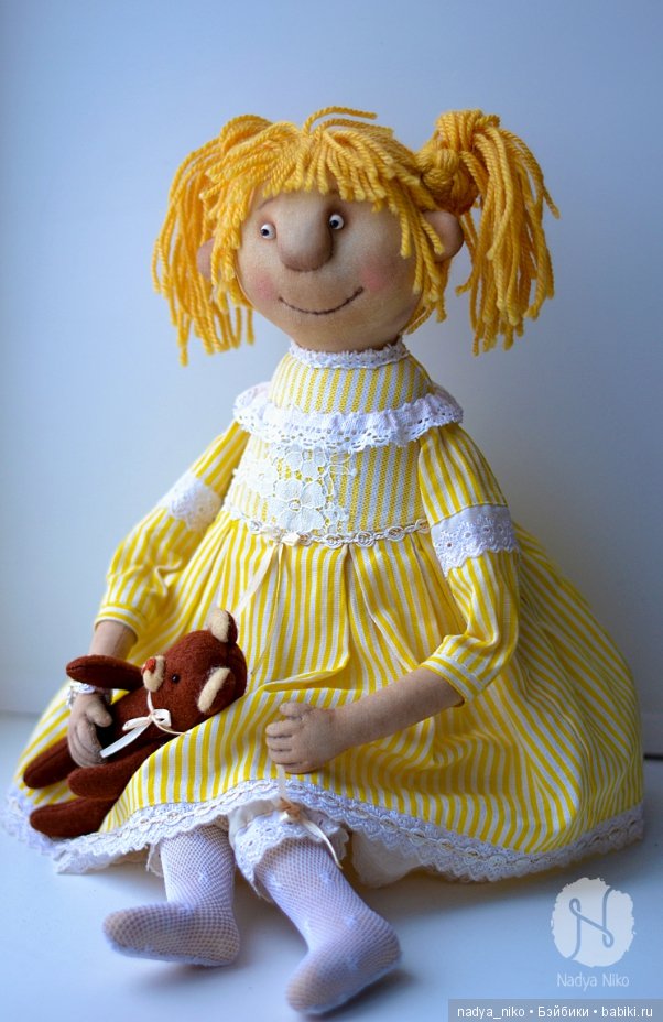 Кукла Алёнка — Авторские текстильные куклы: Вальдорфские (фото 5)
