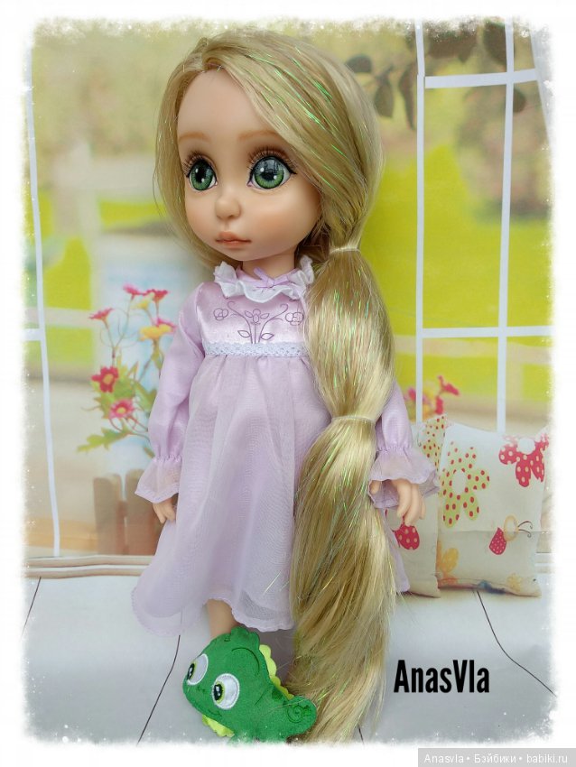 Такая разная Рапунцель — ООАК и репейнт Принцесс Диснея (Disney): Аниматорс (фото 7)