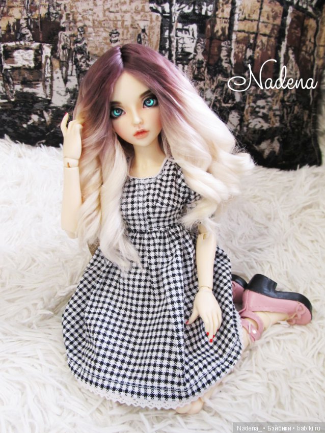 Парик для Minifee — Одежда и обувь для кукол BJD (БЖД): 1/3