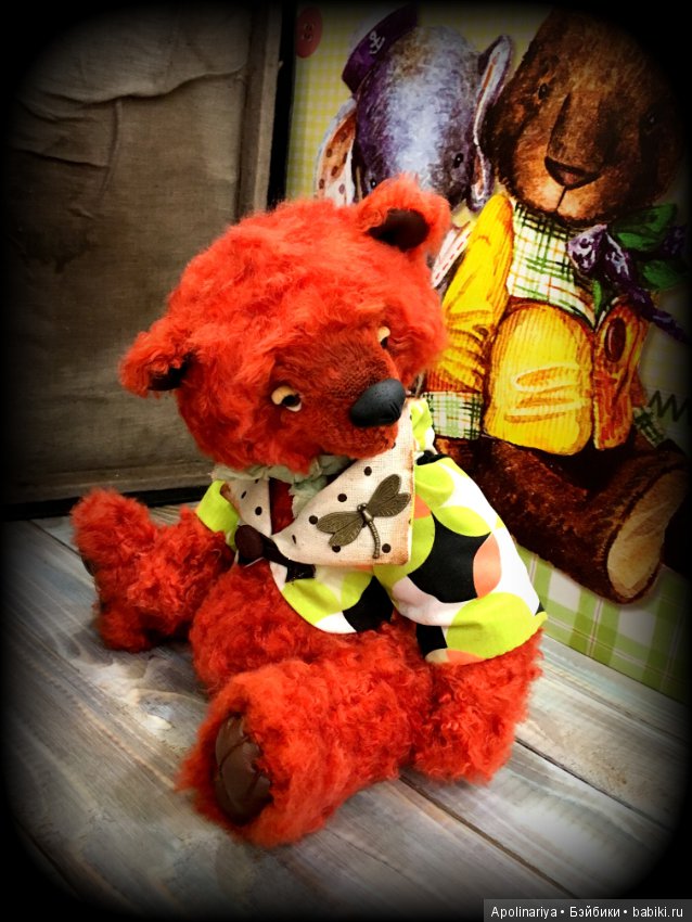 Реми... мишка-тедди — Авторские мишки Тедди и друзья: фото