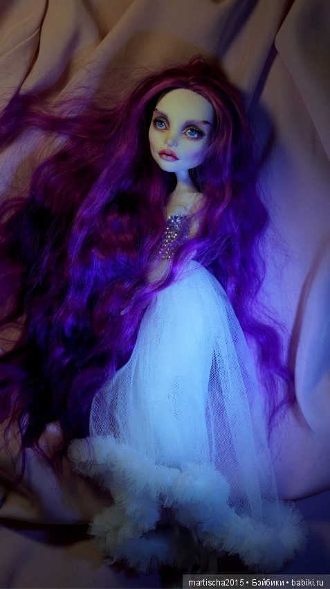 Спектра — ООАК Monster High и Ever After High: репейнт