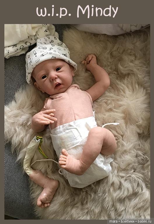 Новый молд для куклы реборн Mindy у скульптора Adrie Stoete