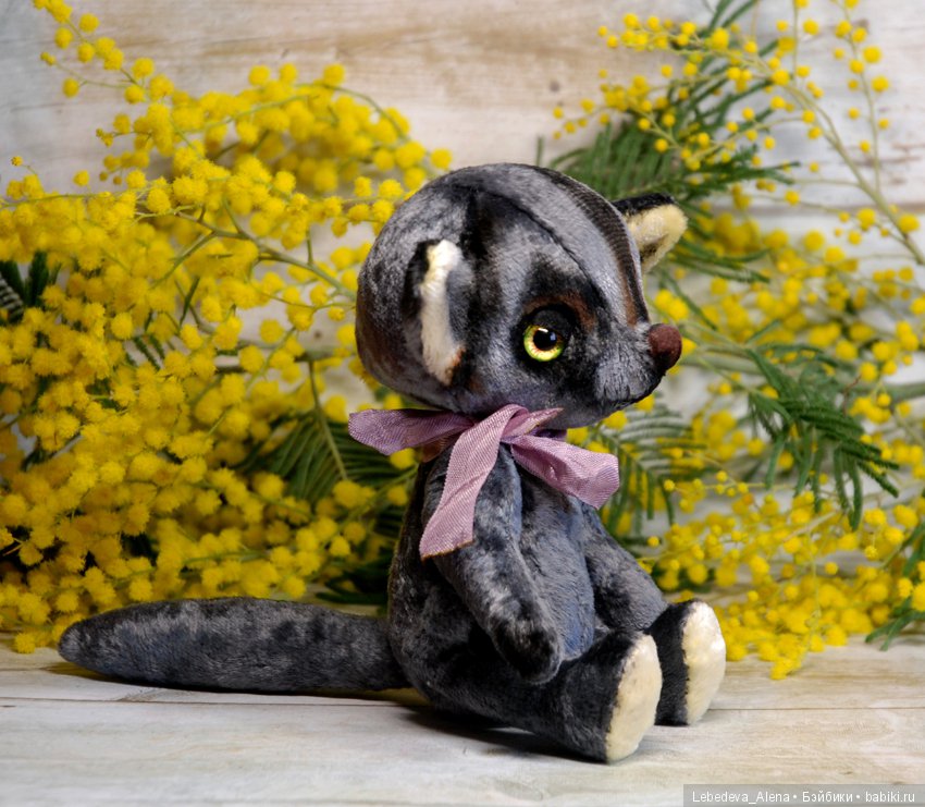 Серый волк — Текстильные игрушки и примитивы: кофейные (фото 2)