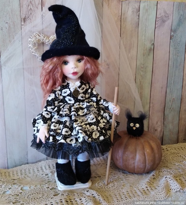 Ведьмачка Сайли — Авторские текстильные куклы: Вальдорфские