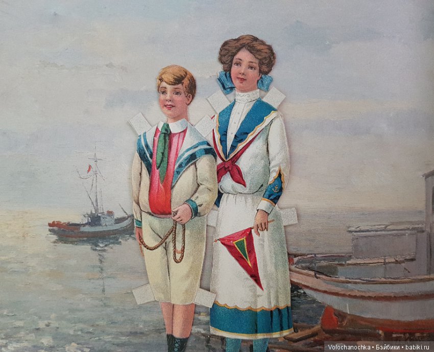 Моя коллекция старинных БУМАЖНЫХ КУКОЛ серии "The Polly Paper Playmate" 1910 год (фото 10)