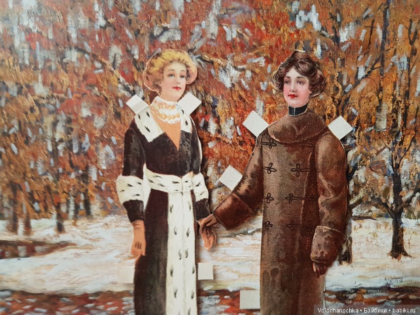 Моя коллекция старинных БУМАЖНЫХ КУКОЛ серии "The Polly Paper Playmate" 1910 год (фото 4)