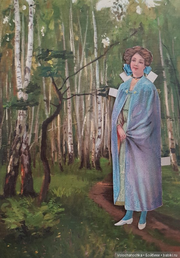 Моя коллекция старинных БУМАЖНЫХ КУКОЛ серии "The Polly Paper Playmate" 1910 год