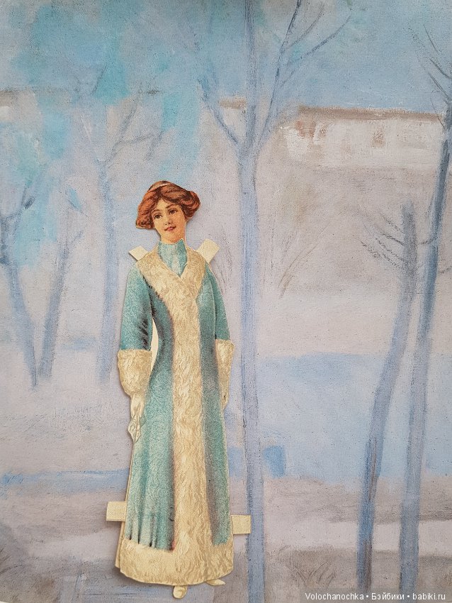 Моя коллекция старинных БУМАЖНЫХ КУКОЛ серии "The Polly Paper Playmate" 1910 год