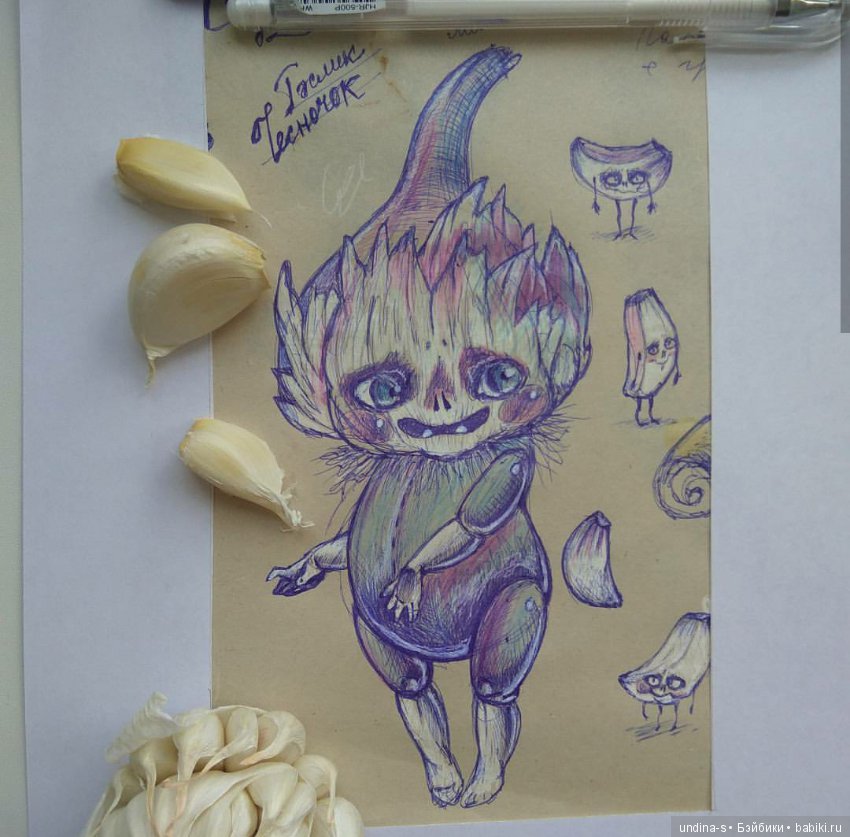 Чесночок из серии Тэслики, куклы undina-s (фото 8)