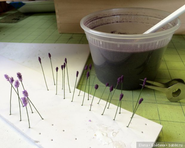 Мастер класс по созданию лаванды для мини клумб (фото 4)