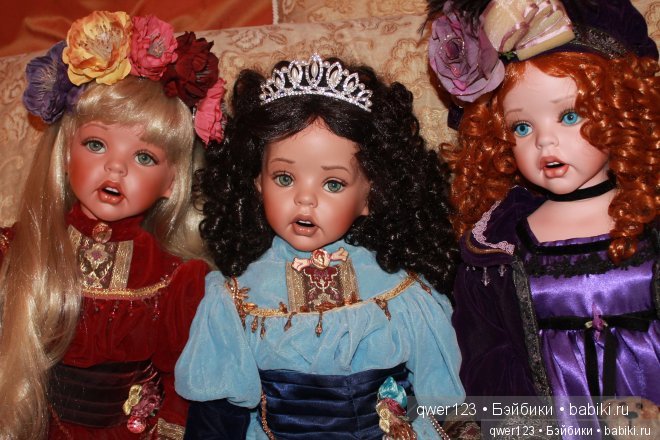 Мой цветник Красоток или моя небольшая коллекция кукол от Донны Руберт