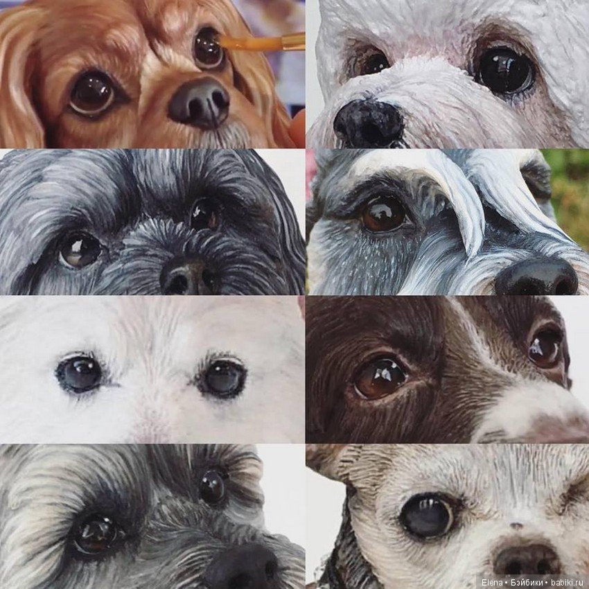 Портретные фигурки собак и кошек Helen Violet