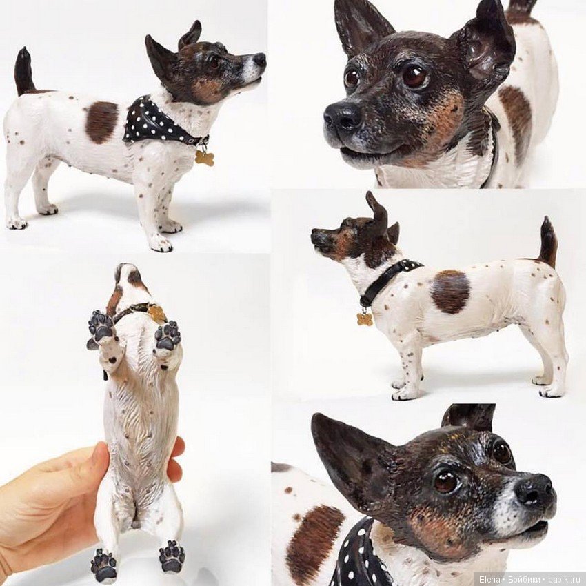 Портретные фигурки собак и кошек Helen Violet