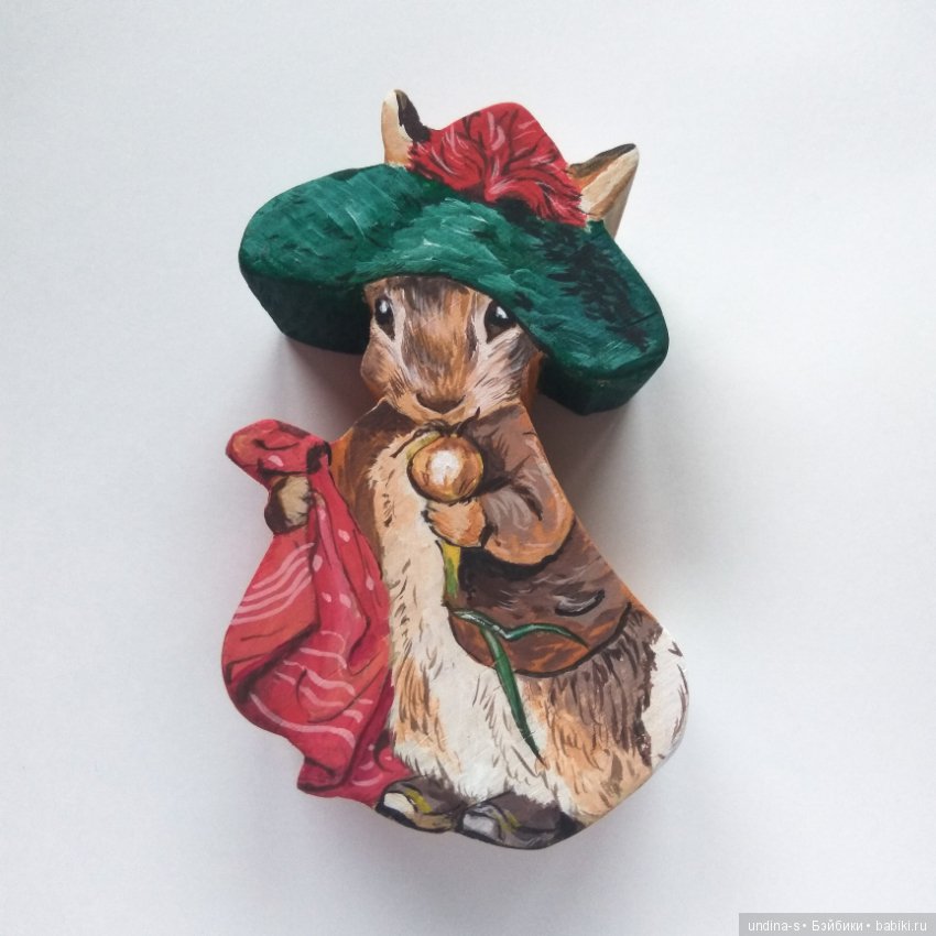 Игрушки из дерева по рисункам Беатрикс Поттер, игрушки и куклы UNDINA-S
