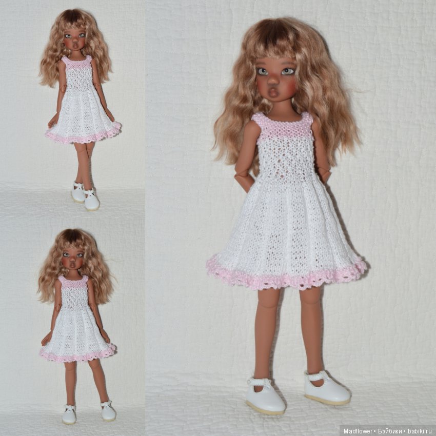 Летнее белое. Часть 2 — Одежда и обувь для кукол BJD (БЖД): 1/3 (фото 8)