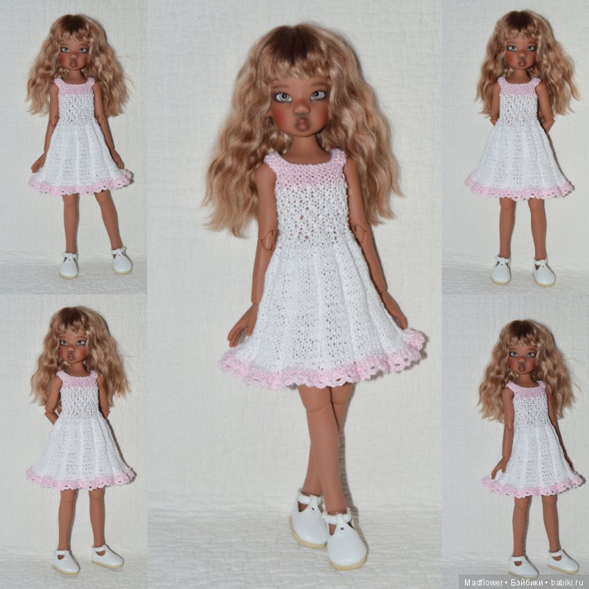 Летнее белое. Часть 2 — Одежда и обувь для кукол BJD (БЖД): 1/3 (фото 6)